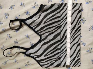 Zebra Stripes Bralette Top