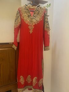 Embroidered Red suit set