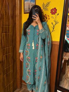 kurta three piece set floral