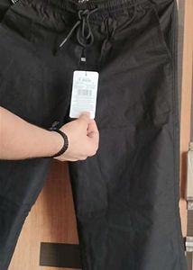shein men joggers black