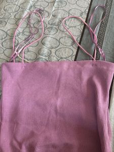 Lilac Ribbed Cami Top