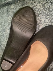 Classic Black Suede Pumps