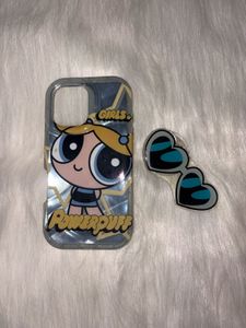 Powerpuff Girls iPhone16 Case & Pop socket