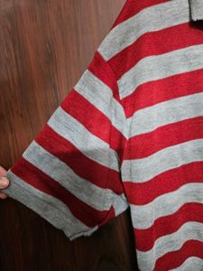 Striped Polo T-Shirt