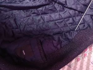 Stylish Navy Blue Overcoat