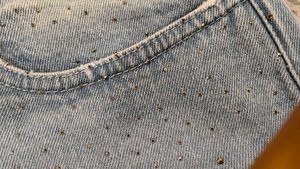 Distressed Denim Shorts
