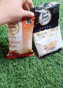 Combo Of Sandalwood And Multani Mitti Powder