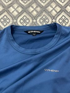 V Phenix Men's Blue T-Shirt