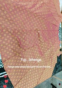 Pure Banarsi Silk Lehenga Skirt Self Made