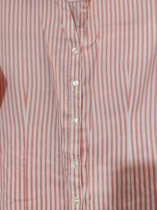 White and pink stripped shirt