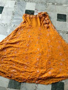 Mustard Colour Lahenga