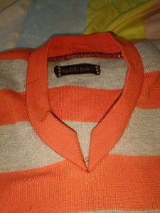 Mens Striped Sweater Vest