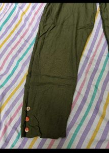 Olive Green Palazzo Pants