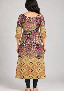 Vibrant Paisley Print Kurta