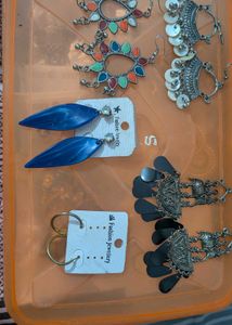 Assorted Oxidized Earrings Collection