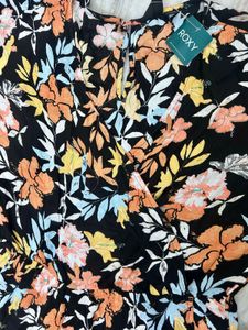 Floral Print Wide Leg Jumpsuit