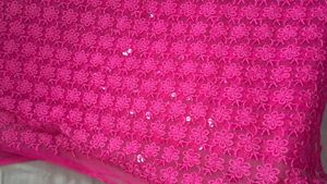 Embroidered Fabric with sequins