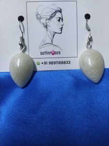 Elegant Glitter Teardrop Earrings