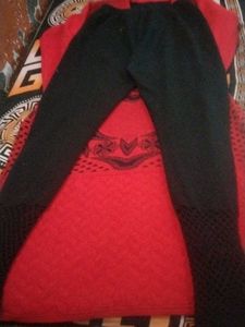 Red Knit Pullover