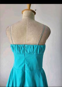 Stunning Teal Strapless Dress
