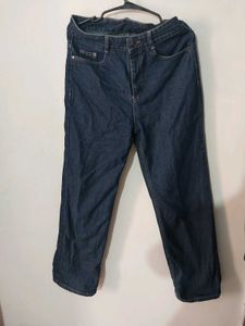 Classic Dark Wash Denim Jeans