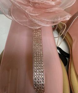 Primark Pink Floral Embellished Sandals