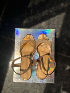 Sparkly Ankle Strap Heels