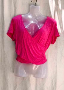 V-Neck Wrap Top