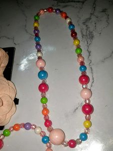 Vibrant Beaded Necklace &amp; Bracelet Set 4