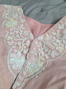 Elegant Pink Sequin Blouse