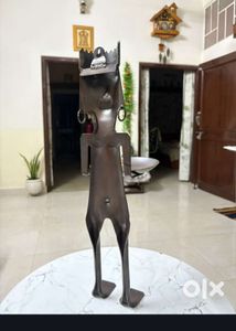 Unique Metal Figurine Decor Piece