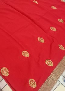 New Red Saree💕💕