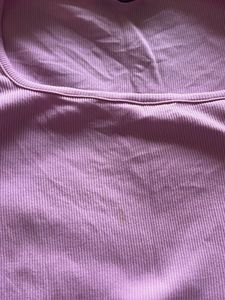 Zara Pink Long Sleeve Bodysuit - Size M
