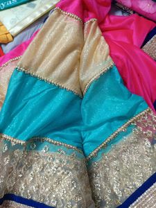 Designer Saree with Embellishments
