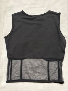 black top and skirt combo