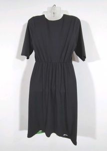 Black Printed Dress (Women's)