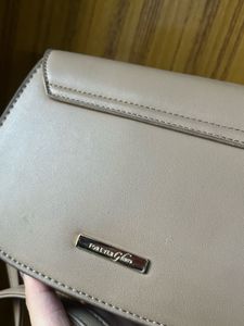 Stylish Beige Crossbody Bag