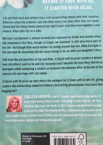 It Starts With Us by Colleen Hoover