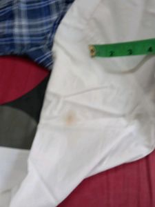Shirt At Good Condition White FULL SLEEVE COTTON
