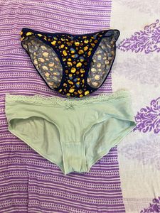 Cute Printed Panties - Set of 2