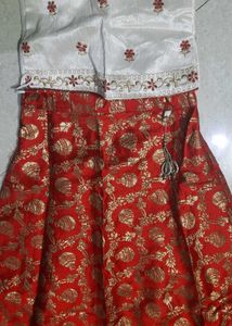 Girls' Ethnic Lehenga Choli Set