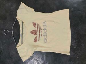 Adidas Rhinestone Logo T-Shirt