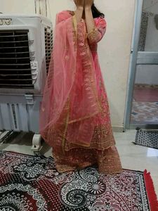Beautiful Pink Embroidered Lehenga Choli