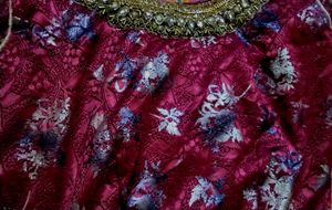 Embellished Maroon Blouse