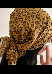 Leopard Print Scarf Bandana