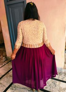 Very Beautiful Gown With Sequence Work Zara Coty