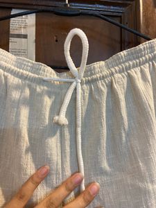 Linen Blend Pull On Summer Trouser