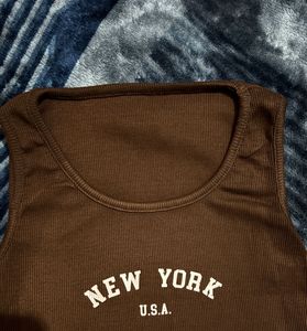 SALE ‼️‼️‼️Brown Tank Top