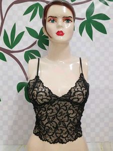 (1102)Black Lace Bralette