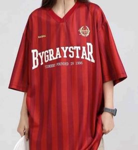 BYGRAYSTAR Red Striped T-Shirt
